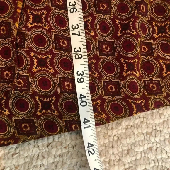 PASSPORT vintage boho brown wide leg trousers S/M - Picture 10 of 13